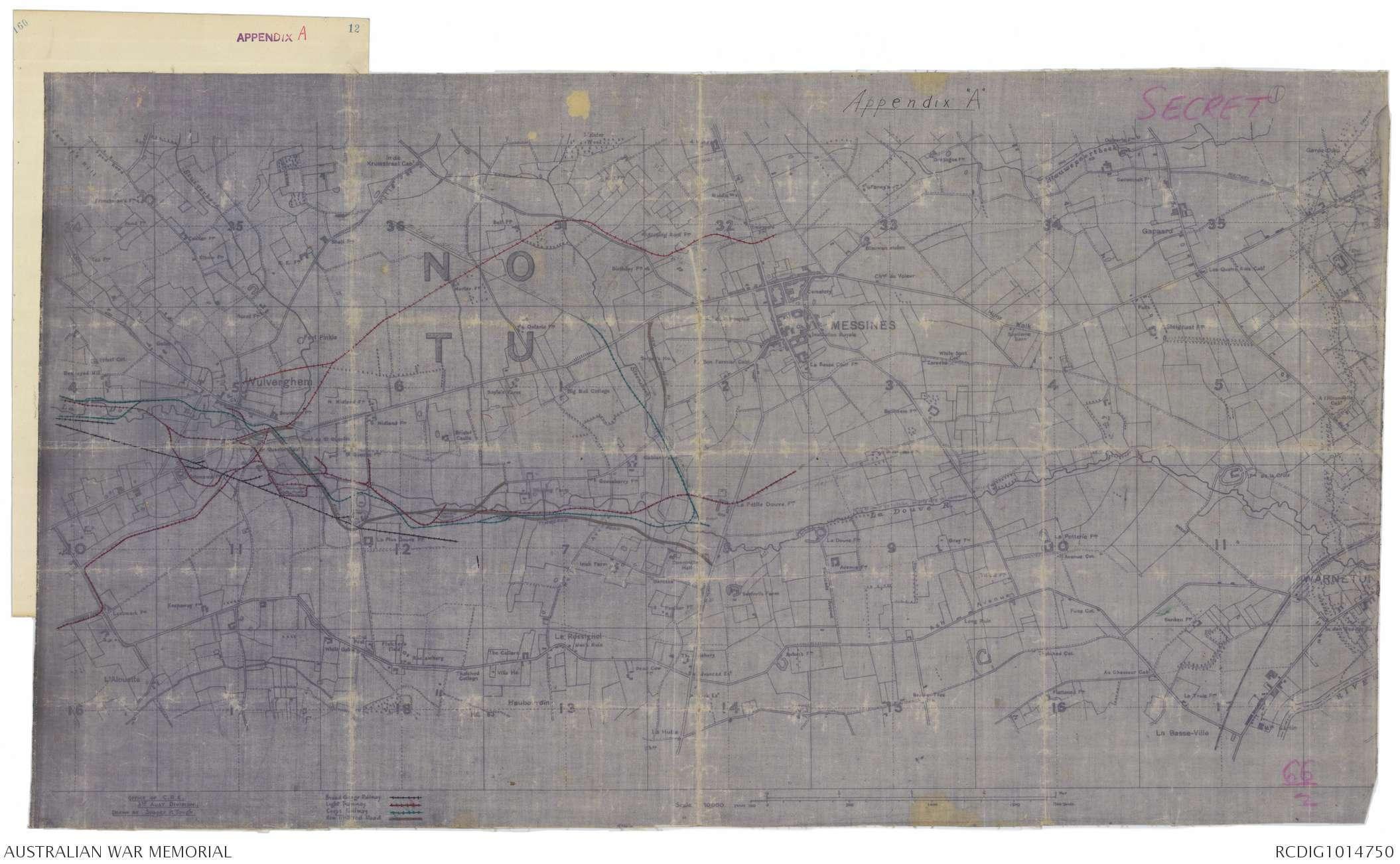 3rd Divisional Train, Messines, Robert Ernest Edward Pocock, 10768
