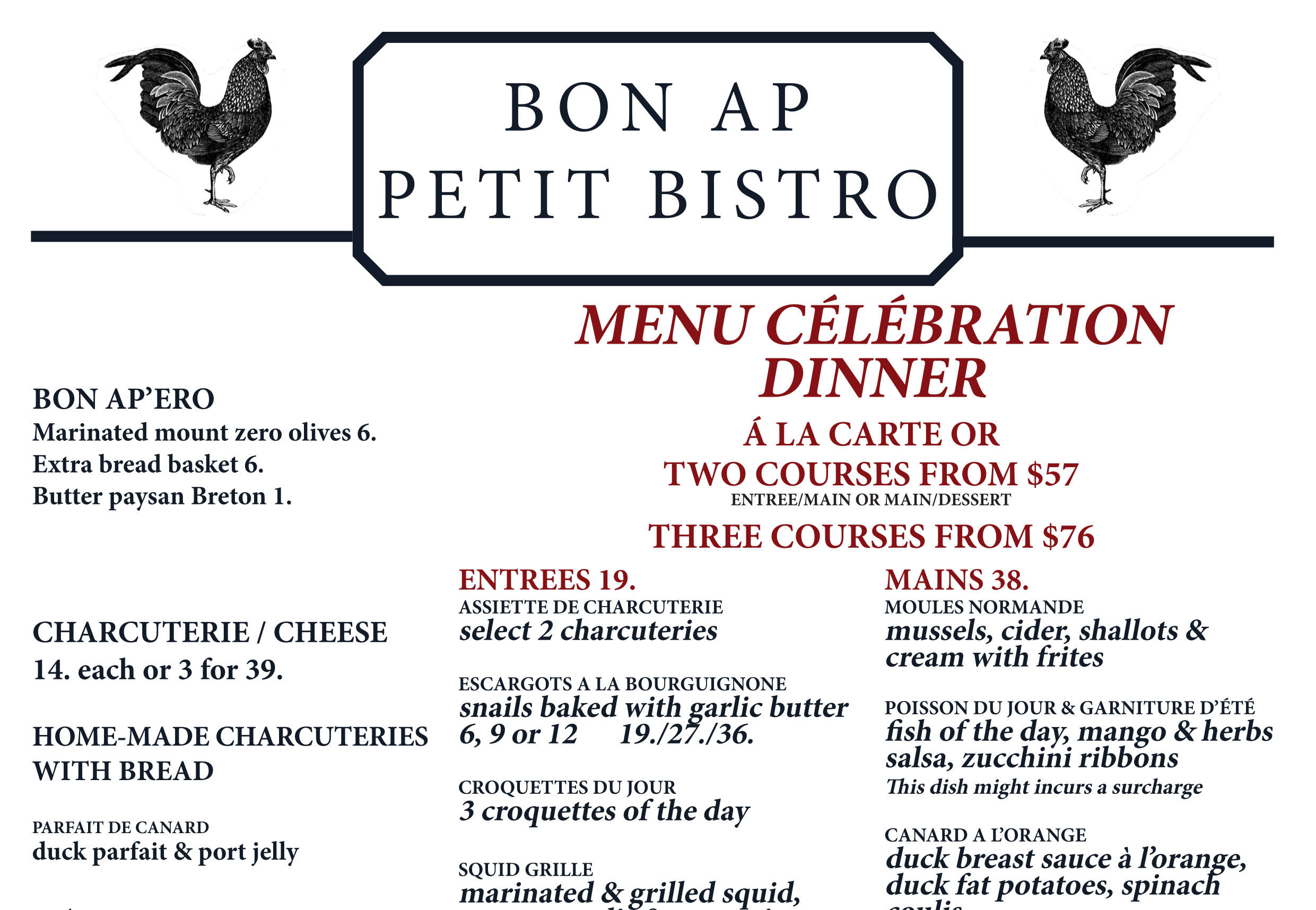 Bon Ap, Menu, Brunswick Street, Fitzroy, Robert Ernest Edward Pocock, 10768